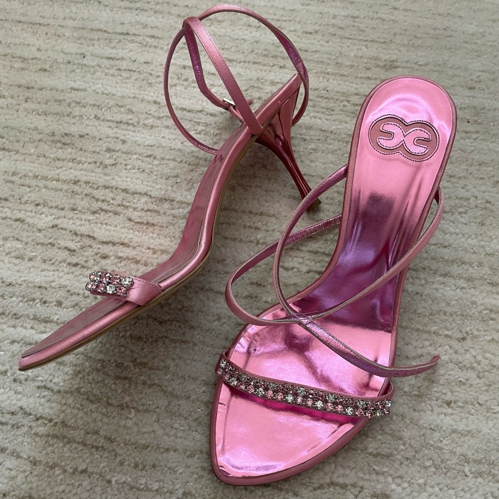 Pink escada heels
